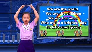 We Are The World with actions || Graduation Song|| We are the World For Children