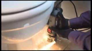 Removing an Old Toilet Bolt with the RotoZip Direct Drive Attachment