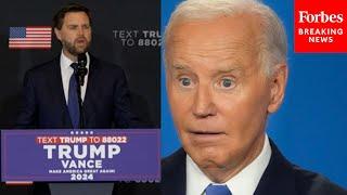 JD Vance Tears Into 'Fake Scranton Joe' Biden Before RNC Acceptance Speech