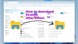 “After Effects Tutorial” Как установить плагин для Афтер Еффектс (How to download Plugin)