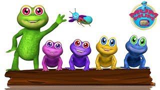 Five Little Speckled Frogs Song, Lyrics | English Nursery Rhymes Songs for Kids | Mum Mum TV