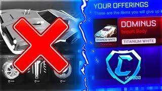 The Titanium White Dominus Comeback on Rocket League…