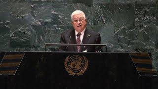 Palestinian leader Abbas urges action to end Israeli occupation, 'genocide' at UNGA