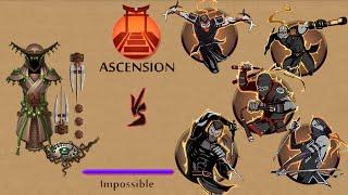 Shadow Fight 2 || MONK SET vs ASCENSION Mode 「iOS/Android Gameplay」