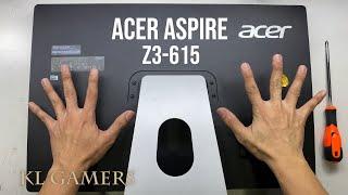 Acer Aspire Z3-615 AIO All In One Desktop PC Upgrade RAM and SSD increase speed 2021