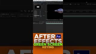 Quick green screen key with the color range tool in After Effects