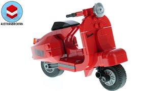 LEGO Creator 40517 Vespa Speed Build - AustrianBrickFan