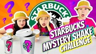 Starbucks MYSTERY Shake Challenge!! ft The Wild Adventure Girls