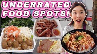 UNDERRATED Hawaii Eats! || LOCALS Love these Secret Food Spots!