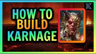 How to Build Karnage - Champion Spotlight | RAID: Shadow Legends