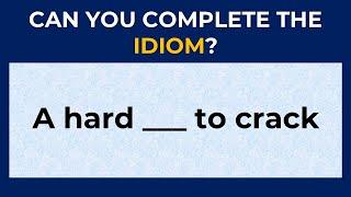 English Idiomatic Quiz: CAN YOU SCORE 20/20 ON THIS ENGLISH IDIOMS? #challenge 12