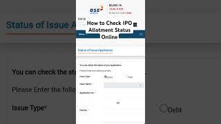 How to Check Ipo Allotment Status Online | Waaree Energies IPO Allotment Status | #ipoallotment