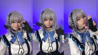 ceci00_ || cecil live tiktok sambil ngecosplay vestia zeta vtuber