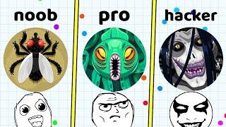 Agario Noob vs Pro vs Hacker   