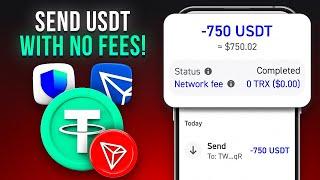 How to Send USDT With ZERO Fees in 2025 (TRX Energy Hack Explained!)