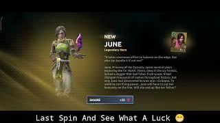 I Got New Hero June In Only Few Spin My Luck Is A Very good Shadow fight 4 @odyssey_sfa