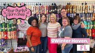 Home of Emma's Yarn - Four Purls Yarn Shop in Winter Haven, Florida #unitedskeinsofamerica