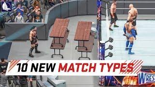 WWE 2K18 Top 10 New Custom Match Types