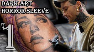 Tattoo Experience: Dark Art Horror Sleeve Pt. 1 w/ Jon Nelson