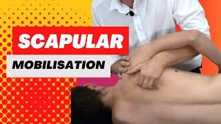 Scapular Mobilisation Joint Play Technique Demonstration Video