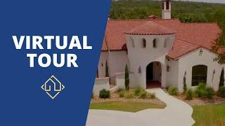 Aerial Virtual Tour of a Spanish Style Custom Home in San Antonio, TX