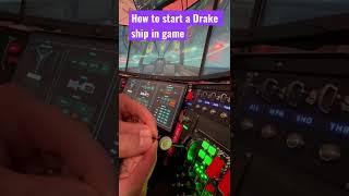 Immersive Drake ship start up in Star Citizen #shorts #starcitizen