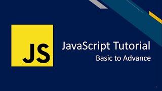 JavaScript Basic to Advance Full Course [ Tagalog ]