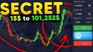 My 100% Binary Options SECRET - 15$ to 101,252$ BEST Trading Trick for Pocket Option