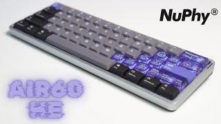 Nuphy Air60 HE - World's first low profile HE keyboard! (Unboxing, Review & Sound Test)