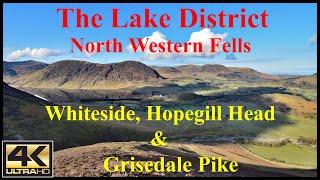 Whiteside, Hopegill Head & Grisedale Pike. Lake District. 14th April 2021