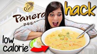 Panera Bread Hack (low calorie Broccoli Cheddar Soup COPYCAT recipe)