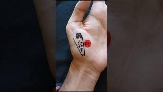 How to make simple tattoo ️ #shorts #youtubeshorts #art #tattoo #tattooartist