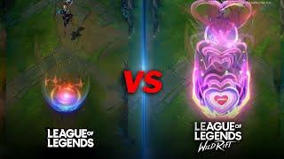 Lovestruck Ezreal VS Pulsefire Ezreal : Skin Comparison | Wildrift, LOL PC