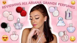 REVIEWING ALL THE ARIANA GRANDE PERFUMES IN ORDER!!! WORTH THE HYPE?? MY FAVORITE?!?!