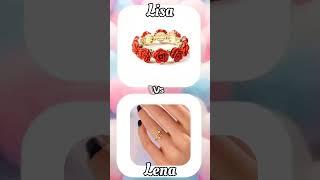 Lisa Vs Lena Comparison #shorts #lisa #lena #lisaedit #lisaorlena #lisaandlena