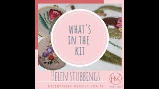 Whats in the box?  Broidery kits by  Hugs 'n Kisses