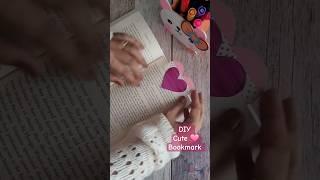 DIY Cute 🩷 bookmark #diyshorts #diybookmark #heartbookmark #papercraft #handmade #valentinegift