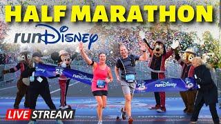 LIVE runDisney Wine & Dine Half Marathon FULL Race Course 2024 | Disney World Marathon Live in HD