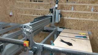 Demo DIY Zahstangen CNC Fräse 20m/min