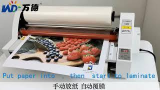 V350 V480  hot and cold roll laminator