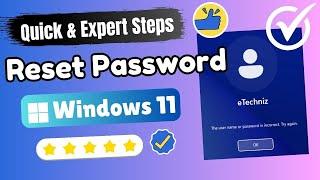 How to reset password windows 11 ( QUICK, EXPERT & COMPLETE STEPS 2024 )