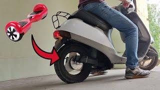 Электроскутер Honda Tact из гироскутера своими руками l Electricscooter out gyroscooter