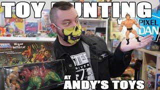 TOY HUNTING with Pixel Dan at Andy's Toys | Buying THE MOTU Grail Piece