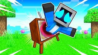 TeeVee Trapped in a TV in Minecraft!