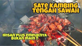 Rela Blusukan Ke Area Sawah Demi Sate Kambing Terenak & Terempuk Di Klaten | Sate Kambing Bu Warti