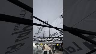 CLK Outdoor Logo Baskılı 3x6 Metre Portatif Katlanır Tente Gazebo Tanıtım Stand Çadırları #fyp