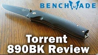 2015 Benchmade Torrent 890BK Knife Review