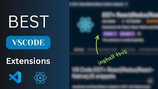 Must-Have VS Code Extensions for React Developers (2024)