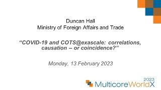Duncan Hall, Ministry of Foreign Affairs and Trade at Multicore World 2023