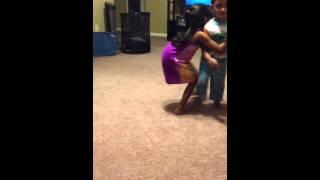 Bri and Jayden dancing
